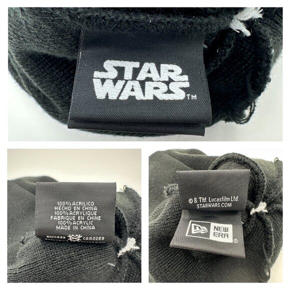New Era Star Wars Black and Yellow Beanie Hat / New with Tags - Picture 12 of 12